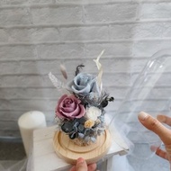 -莫蘭迪 永生花盅罩禮物畢業 老師禮物