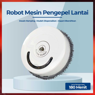 Robot Pel Sapu Lantai Otomatis Microfiber Intelligence Dust Mop - - Robot Sapu Dan Pel Lantai Otomat