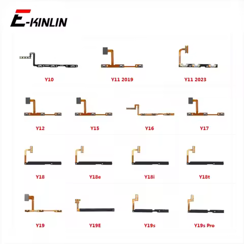 Power ON OFF Button Flex Cable For Vivo Y10 Y11 Y12 Y15 Y16 Y17 Y18 Y18e Y18i Y18t Y19 Y19E Y19s Pro