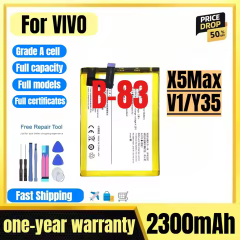 B-83 for VIVO X5Max/V1/Y35 Mobile Phone Battery 0 Cycle High Quality High Capacity Replacement Bater