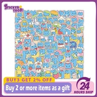 103PCS Cartoon Bugcat Capoo Sticker WaterProof Removable Scrapbook Sticker Children Day Gifts