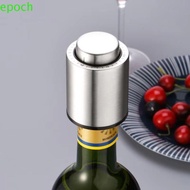 EPOCH Vacuum  Stoppers, Stainless Steel with Time Scale  Bottle Stoppers, Keep Fresh Silver Press Ty
