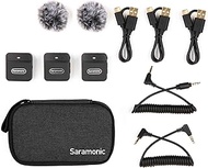Saramonic Blink100 B2 Wireless Lavalier Microphone for Camera Camcorder Smartphone, 10h Battery, 164