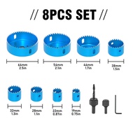 Wood Hole Saw Cutting Set 19-127mm Wood Hole Drill Bits Hole Cutter for Wood PVC Plastic and Drywall