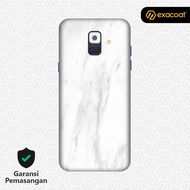 [EXACOAT] Galaxy A6 / A6+ (2018) Skins Marble White