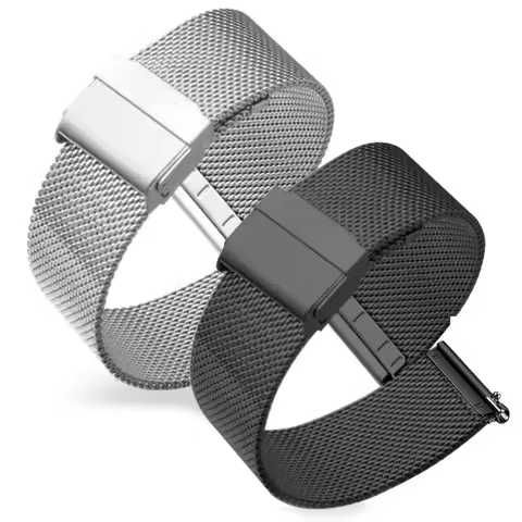 Metal Mesh Strap for HUAWEI WATCH GT 4 Pro 46mm GT 3 SE 2 42mm Band For Garmin Venu 3 Venu2 Plus Sq 