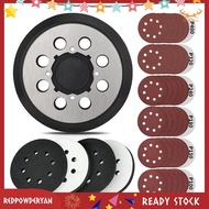 [Redpowderyan.] Hook Loop Orbital Sander Replacement Metal Pad 5 Inch 8 Holes for  DWE6423 6423K DWE