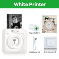 PeriPage A6 Portable Thermal Photo Printer Mini Self-adhesive Label Printer Mobile Phone Bluetooth I