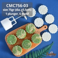 Cmc 756-03 Mooncake Mold 75gr Pia Snowskin Mochi Moon Cake