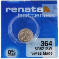 Renata 364 SR621SW 1.55V 20mAh Silver Oxide Button Cell Battery [1 pc]
