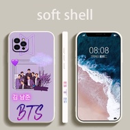 BTS Aesthetic Lilac For iPhone 11 Pro Max 12 Pro Max 6 6s 7 8 Plus X XS XR Phone Case Square Edge