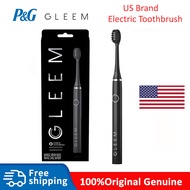 Gleem Battery Powered Electric Toothbrush for Adult Portable with Travel Case Soft Bristles（US Versi
