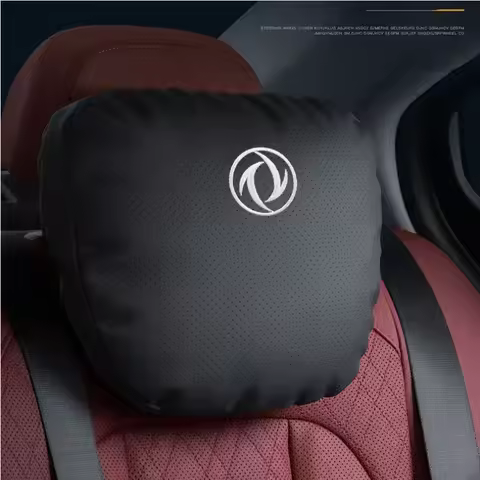 Car Headrest Lumbar Pillow Embroidery Car Headrest Lumbar Cushion Neck Pillow for Dongfeng DFSK 500 