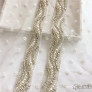 Dress Barcode Diamond Jewelry Hand-Sewn Bridal Heavy Industry Decoration Rhinestone Wedding Dress Re