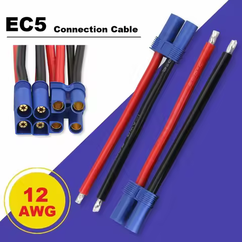 EC5 Cable 12Awg 10CM Wire Harness Connector EC5 Welding Wire Male end Female Shell wholesale EC5 Int