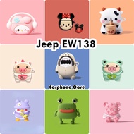 For Jeep EW138 Case Anime Cartoon Styling Soft Silicone Earphone Case Casing Cover