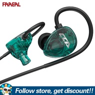 FAAEAL CCA CSA In Ear Earphones 1DD HIFI Wired Headphone 3.5mm Stereo Music Running Headset Monitor 
