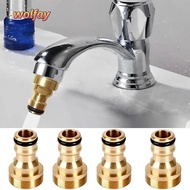 YOLANDA Brass Faucet, Brass Universal Tap Adapters, Brass Quick Connector Brass Faucet Connector Bat