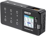 GEPRC W63 6 Ports 1S LiPo Battery Storage Charger and Discharger 3A Fast Charging with 1.54in IPS Di