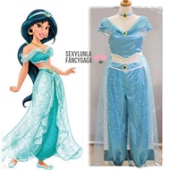 CP119.3 ชุดเจ้าหญิงจัสมิน แห่งอาละดินกับตะเกียงวิเศษ Princess Jasmine Suit Aladdin and The Magic lamp Disney Cosplay Outfit