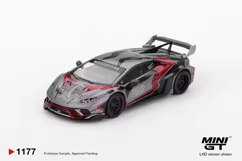 Mini GT 1:64 Huracán GT RONIN Die-Cast Car Model Miniature Gifts