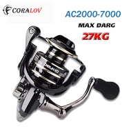 【Stok Lokal】CORALOV Reel Pancing Murah Kuat AC2000-7000 Alat Pancing Relll Pancing 6000 Reel Pancing