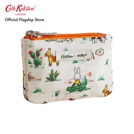 Cath Kidston กระเป๋าสำหรับผู้หญิง Double Zip Purse ลาย Miffy Rodeo สี Ecru