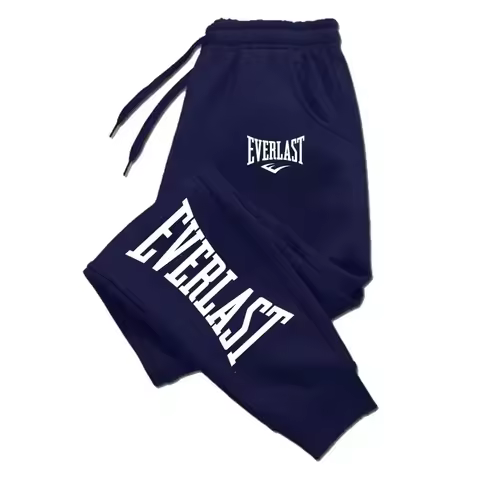 EVERLAST Men Women Jogging Sweatpants Running 2025 Trousers Fleece Streetwear Sport Oversized Jogger