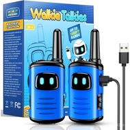Rechargeable Walkies Talkies for Kids Toys: 2 Pack Walkie Talkies for Kids Xmas Birthday Gifts for 3