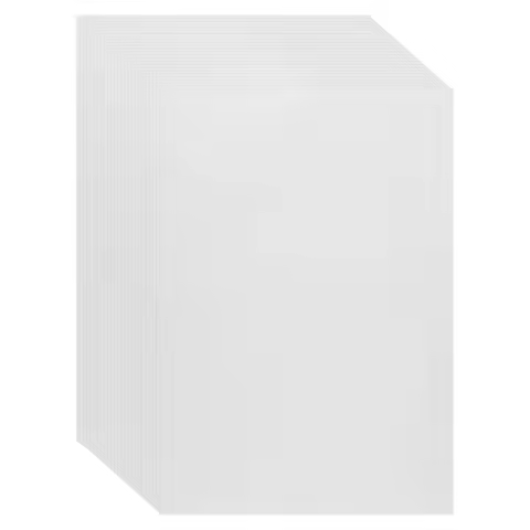 HJ-25 Sheets Printable Vinyl Sticker Paper Self-Adhesive Waterproof Matte White Printing Paper Sheet