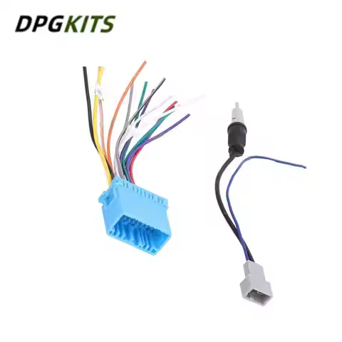 2Pcs Wiring Harness Stereo Radio AM/FM Antenna Cable Adapter For Acura Honda Mazda 2 3 6 CX-5 CX-7 C