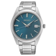 Seiko 3 Hands Date Quartz in Blue Dial and Stainless Steel Bracelet Men Watch SUR525P1