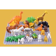 [SG Seller] Duplo Compatible Animal Dino Set Building Block Toy