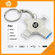 HP 4-in-1 Drive 8GB 16GB 32GB 64GB 128GB 256GB 512G Portable Flash Drive Compatible with ios/OTG/TYPE-C devices