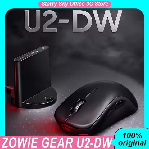 ZOWIE GEAR U2-DW Wireless Mouse Paw3950 Sensor Drive Free Design Stable Signal Transmission Low Late