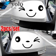 YOLO Smile Car Sticker For All Cars Cute Reflective Decal Motorcycles Decoration Car Styling Accessories Auto Reflective Sticker