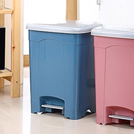 台灣KEYWAY SO040 現代腳踏式垃圾桶(特大)-40L-粉藍