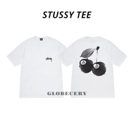 STUSSY CHERRIES 8 BALL TEE WHITE