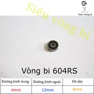 Bearing - Bearing 604RS - Standard 4*12*4mm
