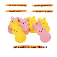 ✨Happy Rabbit ✨ Kawaii Squishy Slow Rising Simulation Slow Rebound squeeze Stress Reliever Toy key ring
