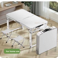 SJY Table Outdoor Camping Dining Portable Table Aluminum Alloy Foldable Multi-functional Outdoor Gaz