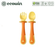 ecowin Baby Self-Feeding Pre-Spoon Set Food Grade Spoon and Fork