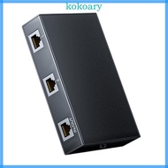 KOK RJ45 Splitter Selector Switching 2 Ports Networking Switching Splitter Selector 2-in 1-Out or 1-