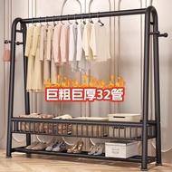 [in stock] Extra-thick floor-standing clothes rack for rental apartments, bedrooms, and balconies, w