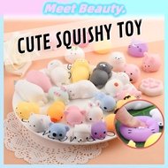 (3 PC) Cute Squishy Toy Mini Animal Antistress Ball Squeeze Rising Fidget Mochi Soft Sticky Stress Relief Toys Pop It