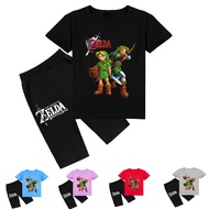 2026 E-Commercial Children's Clothing The Legend of Zelda Zelda Printed Short-Sleeved T-Shirt Summer