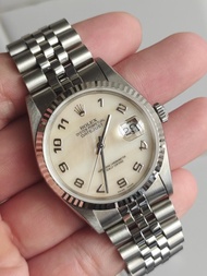 Rolex 16234 pearl 貝殼 貝母 面 datejust daydate 18038 1801 16200 1675 1680 5513 onyx tiger eye date day just 18238 18248