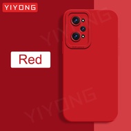 Realme GT เคส Neo2 YIYONG แบบนิ่มที่เป็นซิลิโคนเหลวสี่เหลี่ยมเคสสำหรับ OPPO Realme GT Neo 2T 3 T 3 T