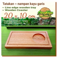 Wooden Tray Coaster 10x20 cm Wooden Coaster Wooden Tray 1