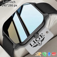 LIGE Smart Watch Waterproof Bluetooth Call Fitness Sports Bracelet Sleep Monitor 1.83inch Smartwatch + Box